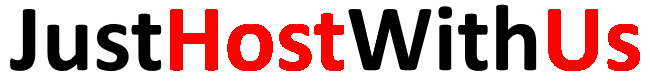 Just Host With Us logo